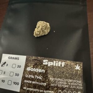 Customer review Golden Hash with photo - Spliff