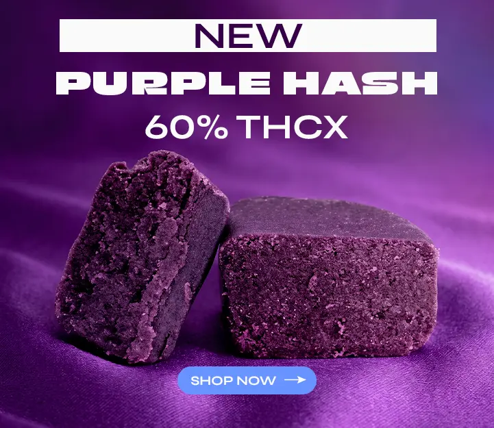 Purple Hash THCX Spliff