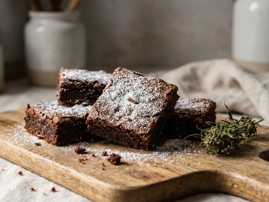 Opening photo: Thc brownies