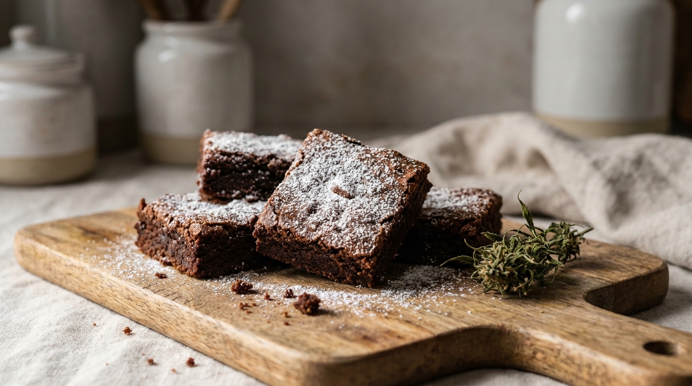 Opening photo: Thc brownies