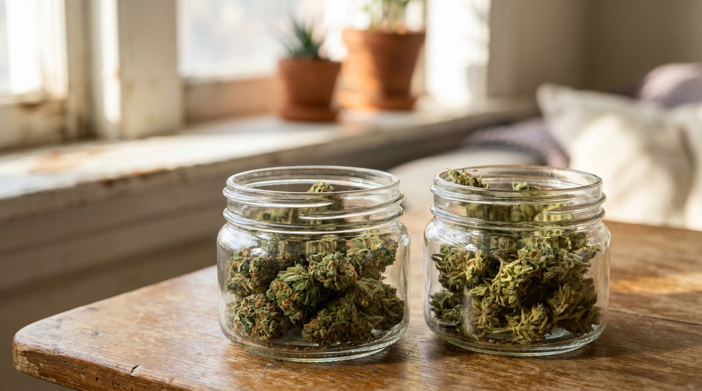 Opening photo: Indica vs sativa