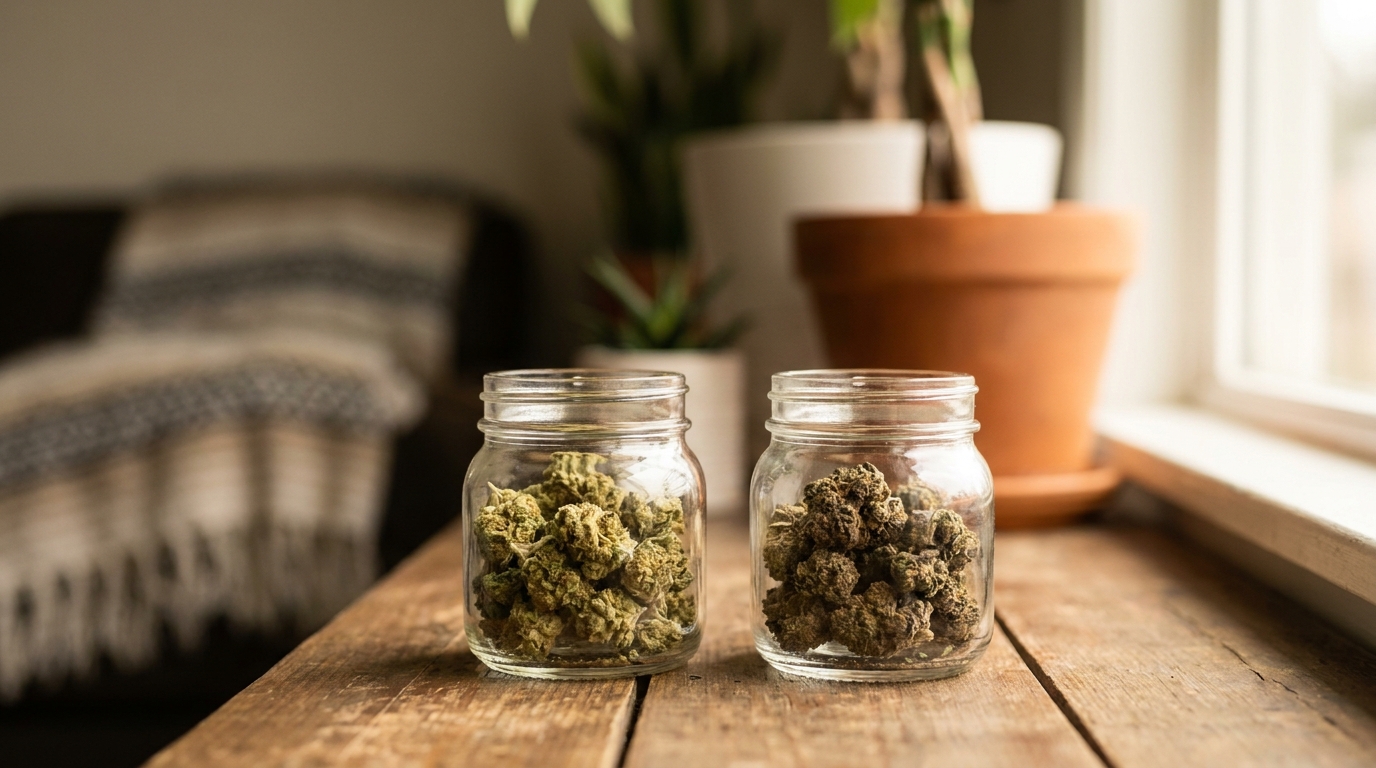 HHC vs THC: two cannabinoid molecules compared side by side