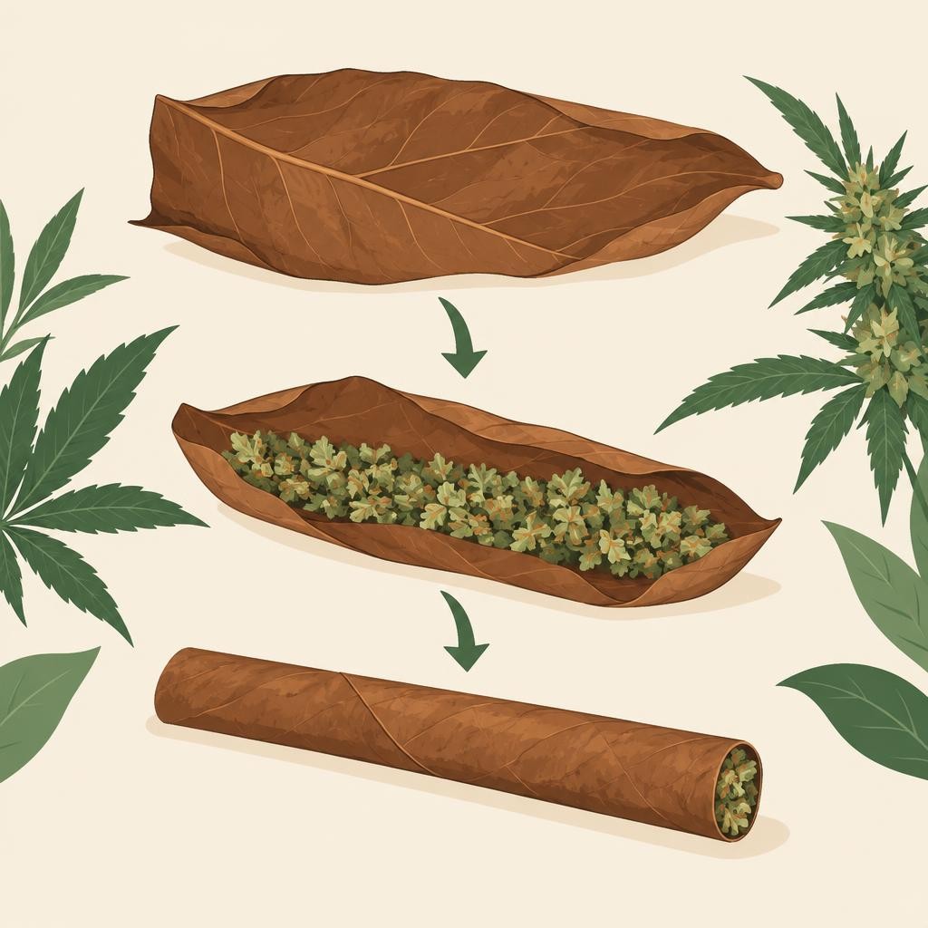 Blunt Wraps: flat drawing with plant motifs — What is a blunt wrap?