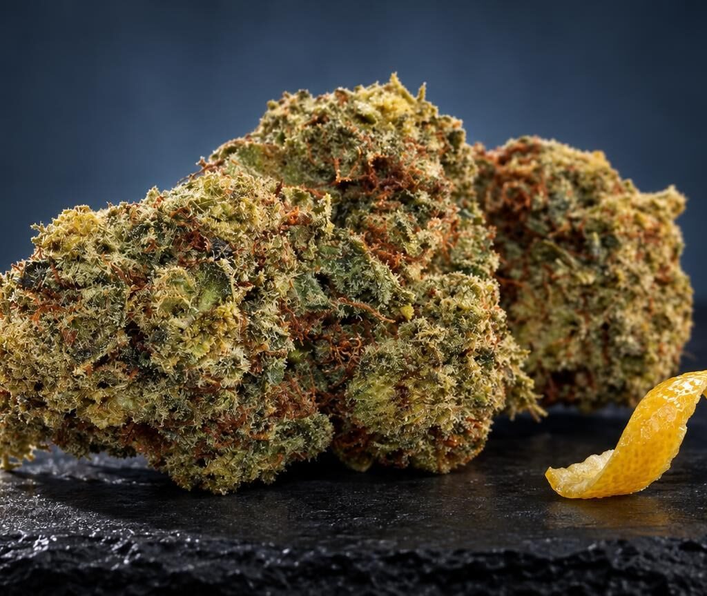 Close-up in natural light on the theme of Orange Bud
