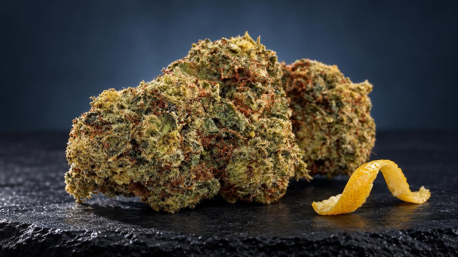 Close-up in natural light on the theme of Orange Bud