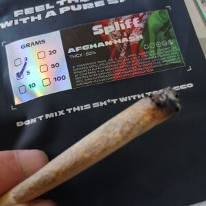 Customer review Afghan Hash with photo - Spliff