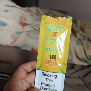 Customer review Blunt Zelta Hemp Wraps with photo - Spliff