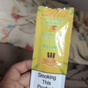 Customer review Blunt Zelta Hemp Wraps with photo - Spliff