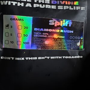 Customer review Diamond Kush with photo - Spliff
