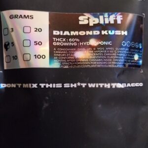 Customer review Diamond Kush with photo - Spliff