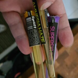 Customer review Pre-rolled CBD joint - Amnesia with photo - Spliff