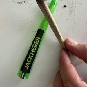 Customer review Pre-roll THCX joint - Jack Herer with photo - Spliff