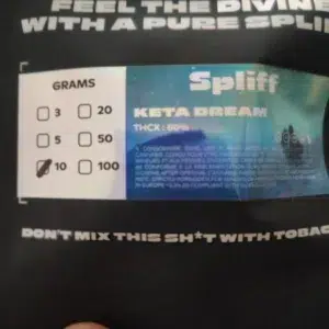 Customer review Keta Dream with photo - Spliff