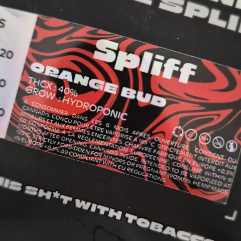 Click to view full screen Customer review Orange Bud with photo - Spliff