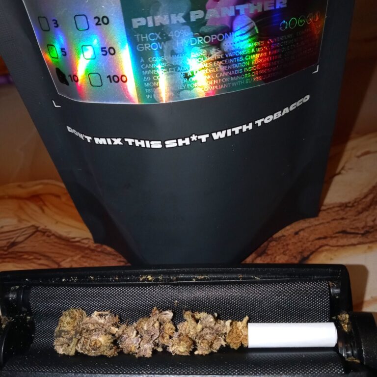 Click to view full screen Customer review Pink Panther with photo - Spliff