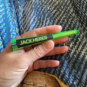 Customer review Pre-roll THCX joint - Jack Herer with photo - Spliff