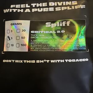 Customer review Pre-rolled THCX joint - Royal Hash with photo - Spliff