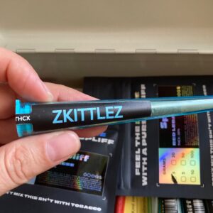 Customer review Pre-roll THCX joint - Zkittlez with photo - Spliff