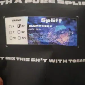 Customer review Sapphire with photo - Spliff