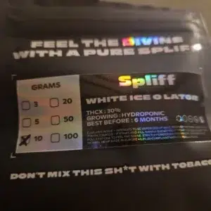Customer review White Ice O Lator with photo - Spliff